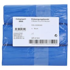 COLOPLAST Entsorgungsbtl.grau 3 Rol.a.30 St.9806 (PZN 00355080)
