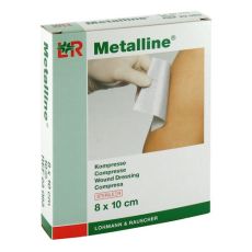 METALLINE Kompressen 8x10 cm steril (PZN 00635336)