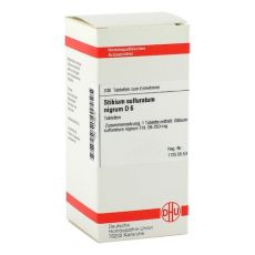 STIBIUM SULFURATUM NIGRUM D 6 Tabletten (PZN 01072510)