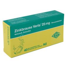 Zinkbrause Verla 25mg (PZN 01564526)