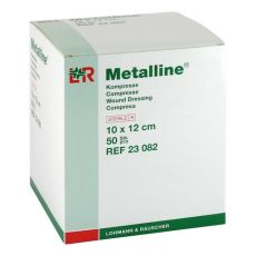 METALLINE Kompressen 10x12 cm steril (PZN 01495713)