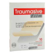 TRAUMASIVE Film 10x10cm Hydrokolloid-Verband (PZN 01796975)