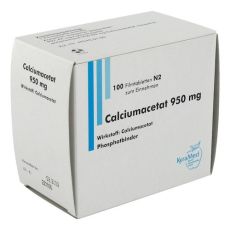 Calciumacetat 950 mg Filmtabletten (PZN 01586976)