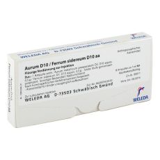 AURUM D 10/Ferrum sidereum D 10 aa Ampullen (PZN 01619150)