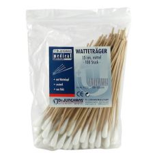 WATTESTÄBCHEN Holz 15 cm mittlerer Kopf (PZN 01525294)