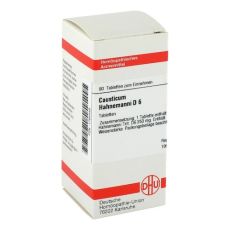 CAUSTICUM HAHNEMANNI D 6 Tabletten (PZN 01764449)