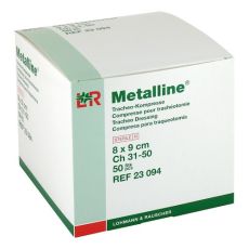 METALLINE Tracheo Kompressen 8x9 cm (PZN 02072736)