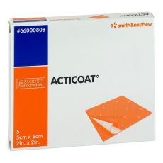 ACTICOAT 5x5 cm antimikrobielle Wundauflage (PZN 01675562)