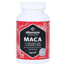 MACA 10:1 hochdosiert+L-Arginin+OPC+Vit.vegan Kps. (PZN 13815330)