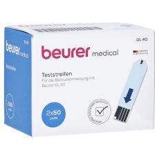 BEURER GL40 Blutzuckerteststreifen (PZN 09929683)