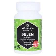 SELEN 200 µg hochdosiert vegan Tabletten (PZN 13834741)
