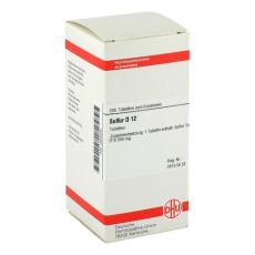 SULFUR D 12 Tabletten (PZN 02636400)