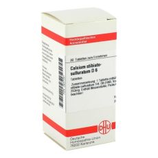CALCIUM STIBIATO sulfuratum D 6 Tabletten (PZN 02627281)