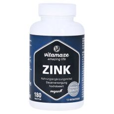ZINK 25 mg hochdosiert vegan Tabletten (PZN 12741486)