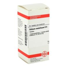 STIBIUM METALLICUM D 6 Tabletten (PZN 02625307)
