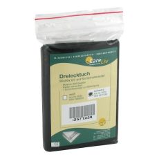 DREIECKTUCH BW 90x90x127 schwarz m.Sicherheitsn. (PZN 02571238)