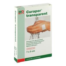 CURAPOR Wundverband steril transparent 5x7 cm (PZN 02913124)