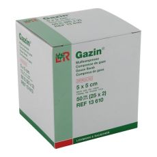 GAZIN Mullkomp.5x5 cm steril 8fach (PZN 03449002)