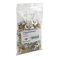 VERBANDKLAMMERN hautfarben mit Gummiband (PZN 03140701)