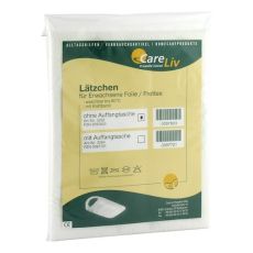 LÄTZCHEN Erw.Folie/Frottee weiß mit Klettband (PZN 03097603)