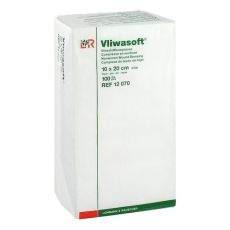 VLIWASOFT Vlieskompressen 10x20 cm unsteril 4l. (PZN 03806956)