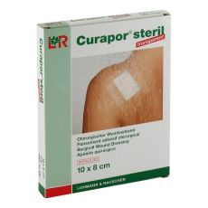 CURAPOR Wundverband steril transparent 8x10 cm (PZN 02913555)