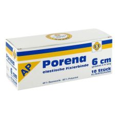 PORENA elast.Mullbinde 6 cm weiß o.Cello (PZN 03289610)