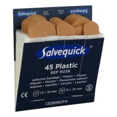 SALVEQUICK Pflasterstrips wasserfest Refill 6036 (PZN 03071383)