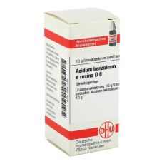 ACIDUM BENZOICUM E Resina D 6 Globuli (PZN 02891776)