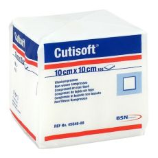 CUTISOFT Vlieskompressen 10x10 cm unsteril (PZN 04894862)