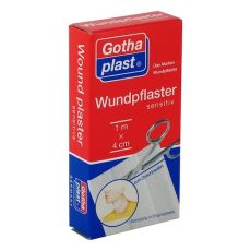 GOTHAPLAST Wundpfl.sensitiv 4 cmx1 m geschnitten (PZN 04951175)