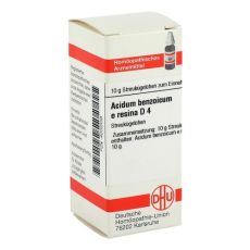 ACIDUM BENZOICUM E Resina D 4 Globuli (PZN 04200339)