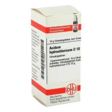 ACIDUM HYDROCHLORICUM D 10 Globuli (PZN 04200693)
