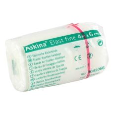 ASKINA Elast Fine Binde 6 cmx4 m cellophaniert (PZN 06338585)