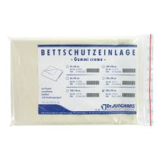 BETTSCHUTZEINLAGE Gummi 90x200 cm creme (PZN 08514098)