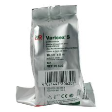 VARICEX S Zinkleimbinde 10 cmx5 m (PZN 06621246)