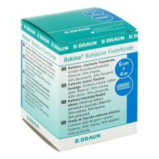 ASKINA Fixierbinde kohäsiv 6 cmx4 m (PZN 06158162)