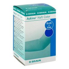 ASKINA Haftbinde Color 8 cmx4 m blau (PZN 08752969)