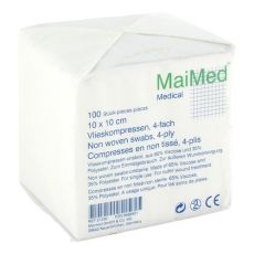 VLIESKOMPRESSEN 10x10 cm unsteril (PZN 08889421)