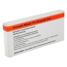 PROCAIN Röwo 1% Ampullen 2 ml (PZN 04493755)