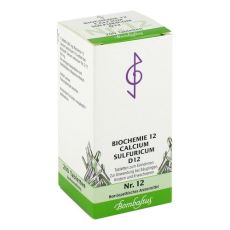 BIOCHEMIE 12 Calcium sulfuricum D 12 Tabletten (PZN 01073969)