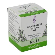 BIOCHEMIE 11 Silicea D 6 Tabletten (PZN 01073975)