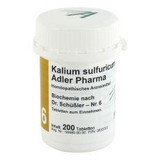 BIOCHEMIE Adler 6 Kalium sulfuricum D 6 Tabletten (PZN 00833303)