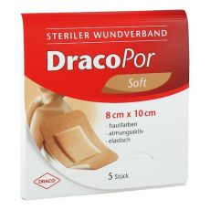 DRACOPOR Wundverband 8x10 cm steril hautfarben (PZN 02577790)