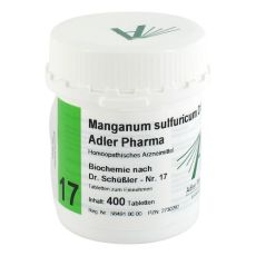 BIOCHEMIE Adler 17 Manganum sulfuricum D 12 Tabl. (PZN 02730292)
