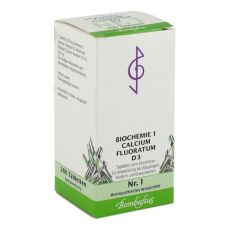 BIOCHEMIE 1 Calcium fluoratum D 3 Tabletten (PZN 04324604)