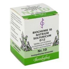 BIOCHEMIE 10 Natrium sulfuricum D 12 Tabletten (PZN 01073886)