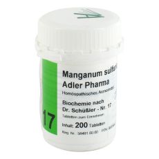 BIOCHEMIE Adler 17 Manganum sulfuricum D 12 Tabl. (PZN 00833444)