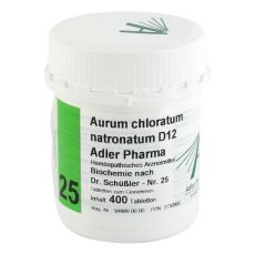 BIOCHEMIE Adler 25 Aurum chloratum natr.D 12 Tabl. (PZN 02730990)