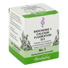 BIOCHEMIE 1 Calcium fluoratum D 3 Tabletten (PZN 04324596)